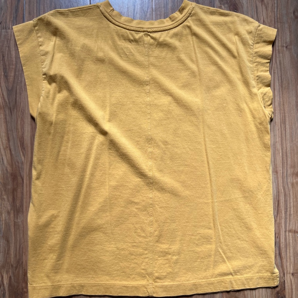 A New Day Mustard Tee - Picture 4 of 5
